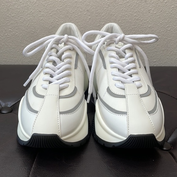 Jimmy Choo Neoprene Raine Sneakers White - Picture 3 of 5